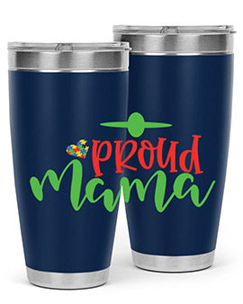 proud mama Style 38#- autism- Tumbler