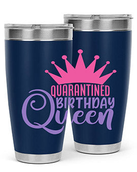 quarantined birthday queen Style 46#- corona virus- Tumbler