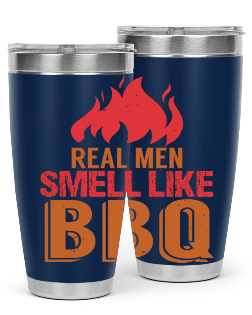real men smell like bbq 16#- bbq- Tumbler