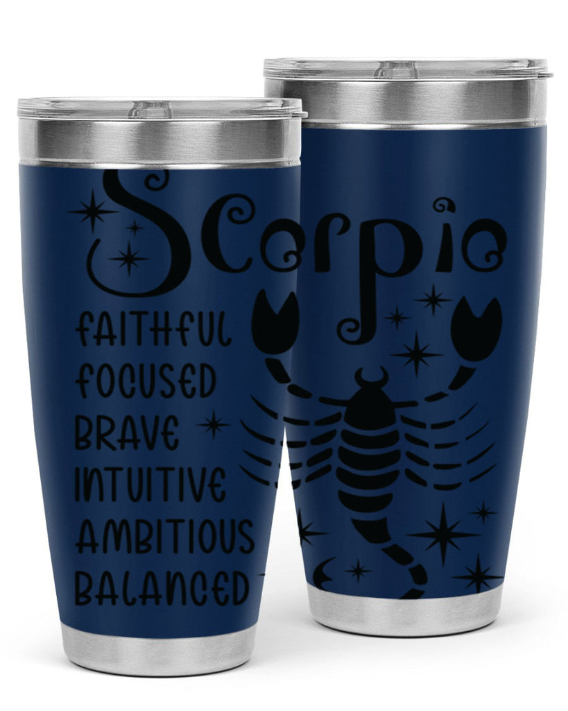 scorpio 431#- zodiac- Tumbler