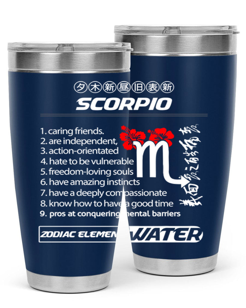 scorpio 456#- zodiac- Tumbler