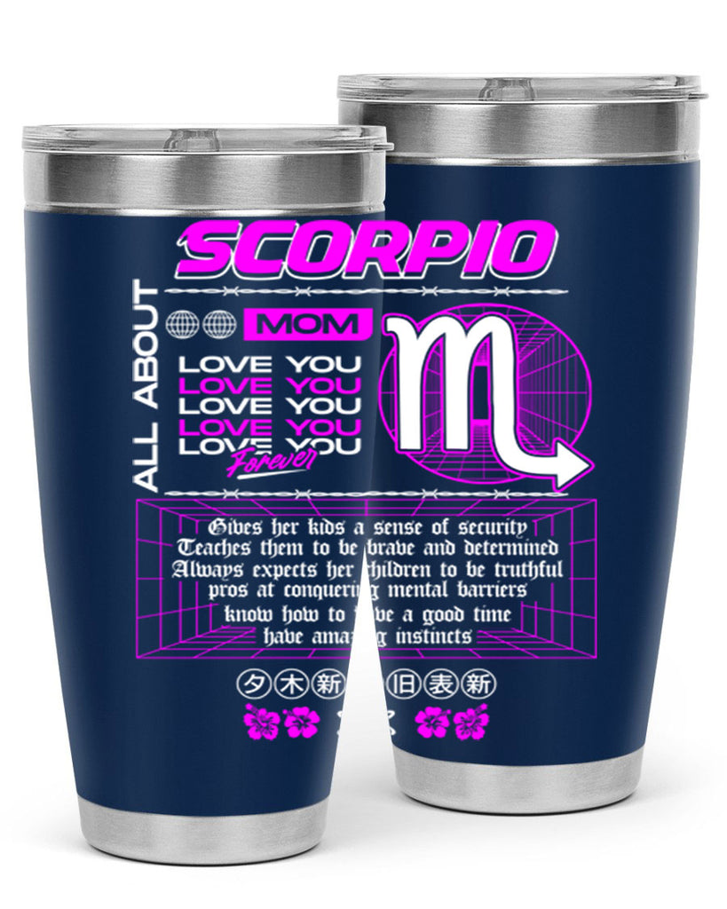 scorpio 457#- zodiac- Tumbler