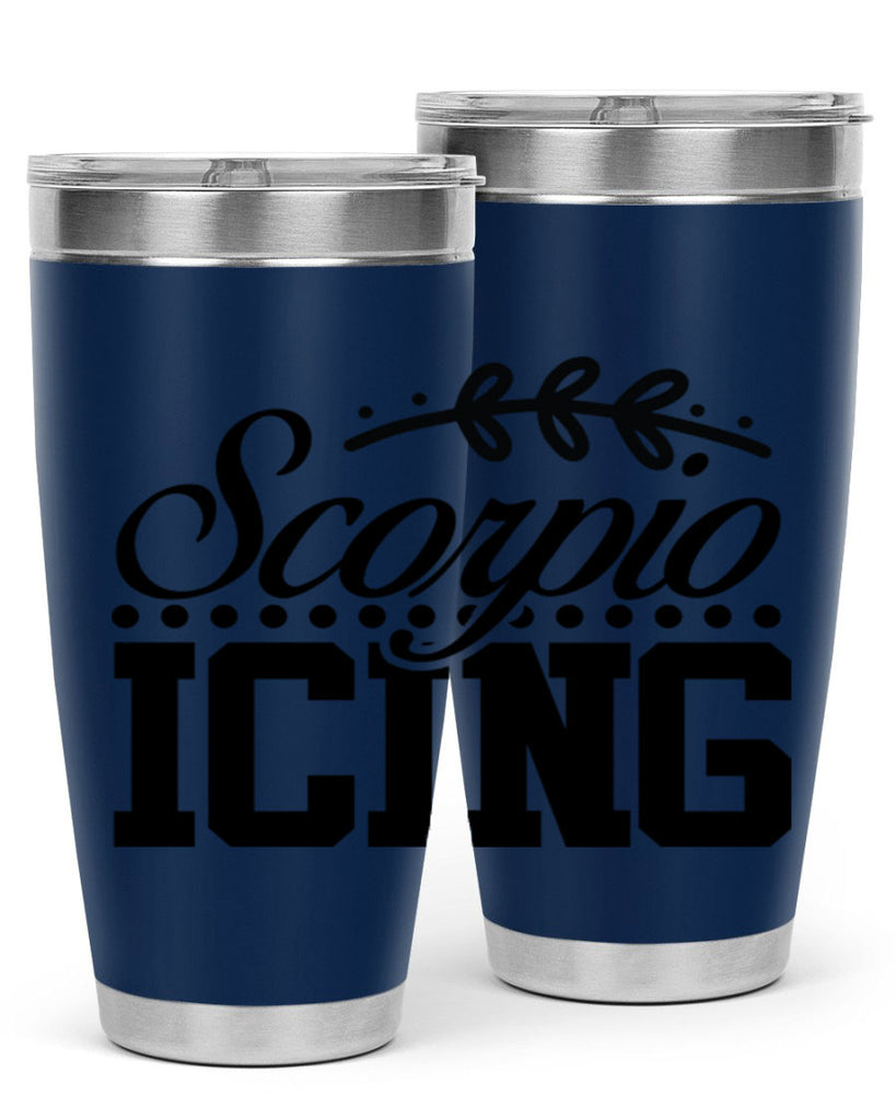 scorpio icing 442#- zodiac- Tumbler