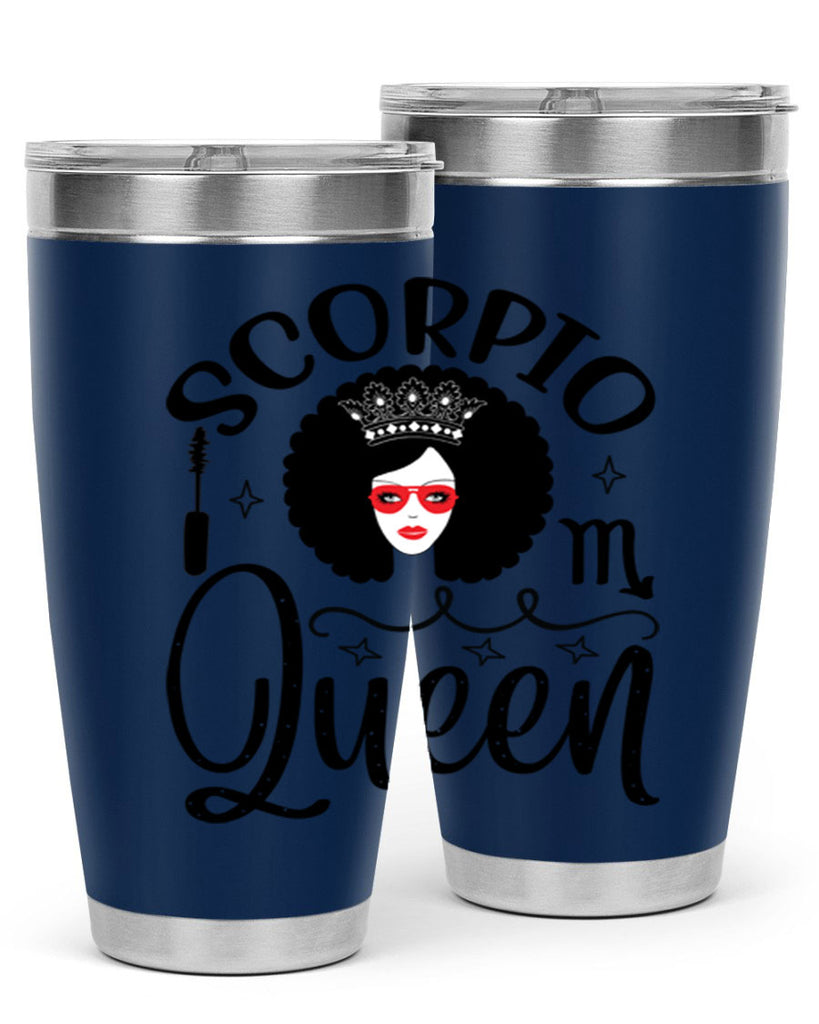 scorpio queen 448#- zodiac- Tumbler