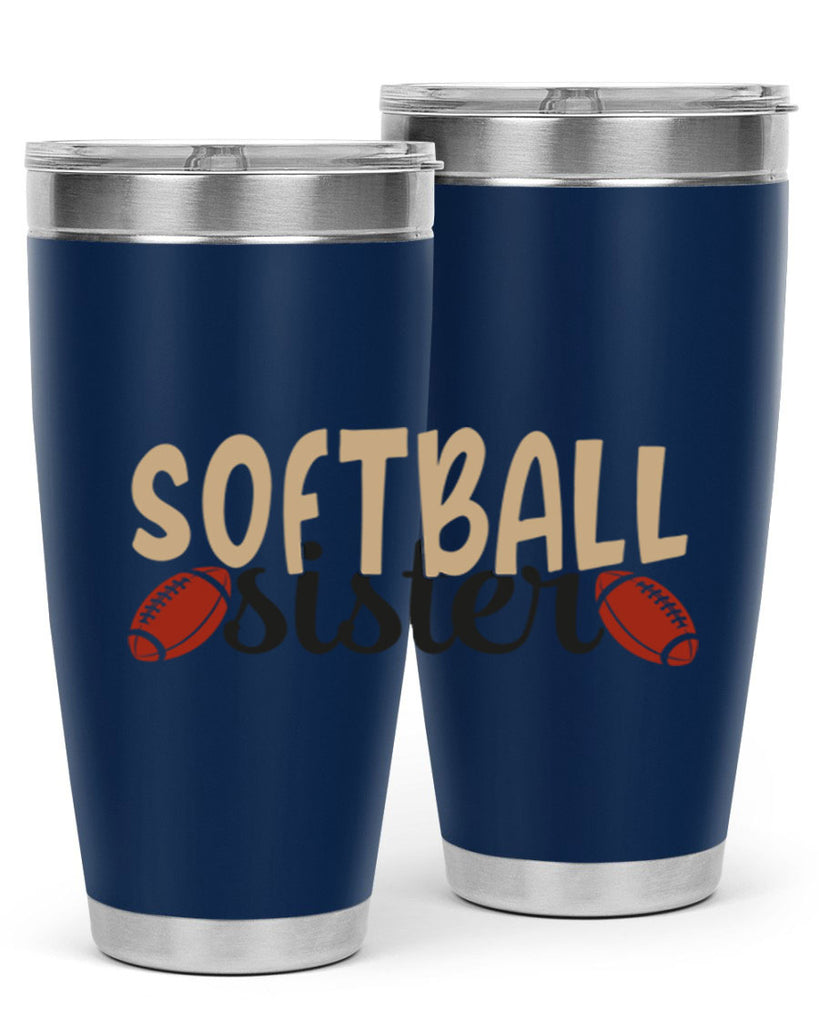 softball sister 2272#- softball- Tumbler