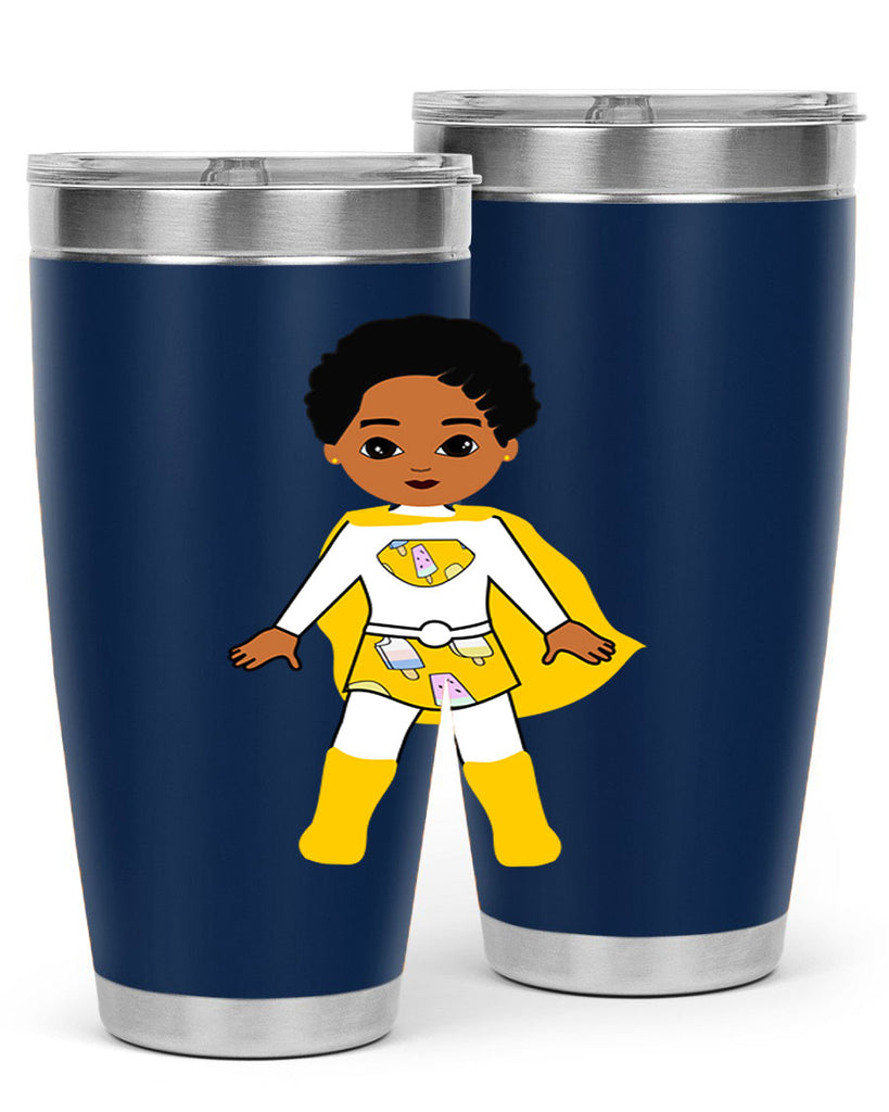 super kid 10#- black men - boys- tumbler
