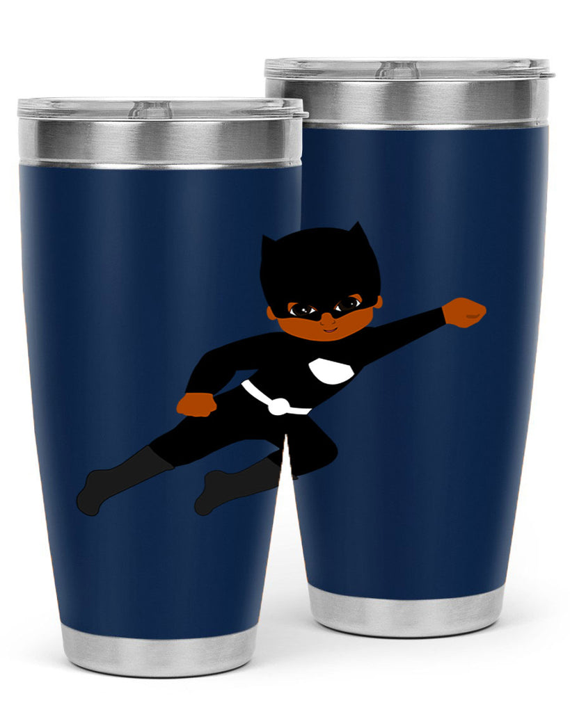 super kid 12#- black men - boys- tumbler