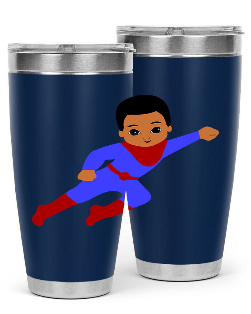 super kid 14#- black men - boys- tumbler