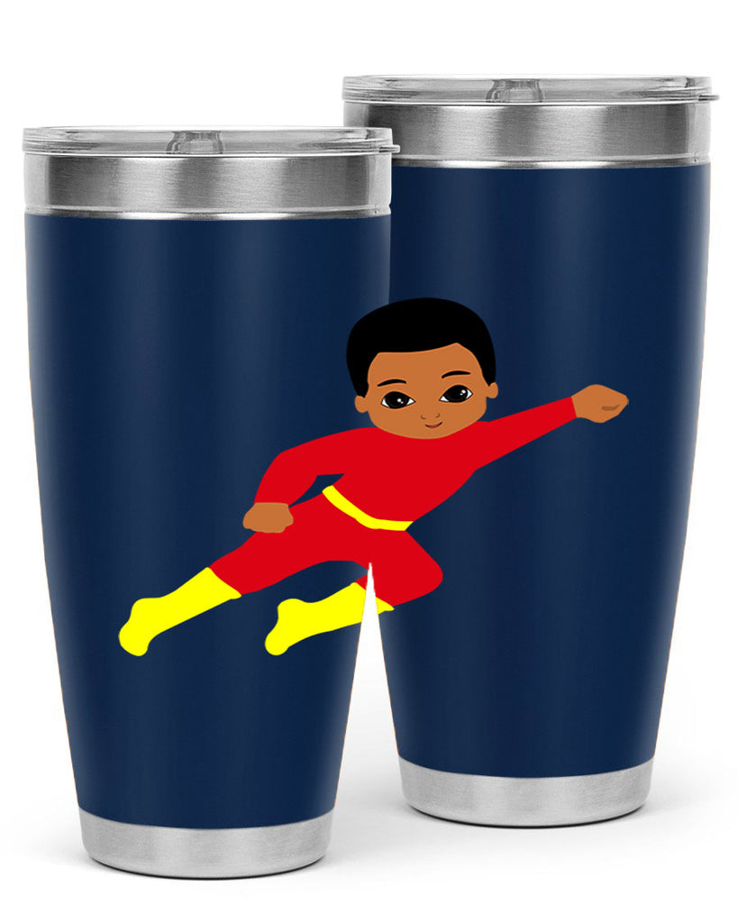 super kid 4#- black men - boys- tumbler