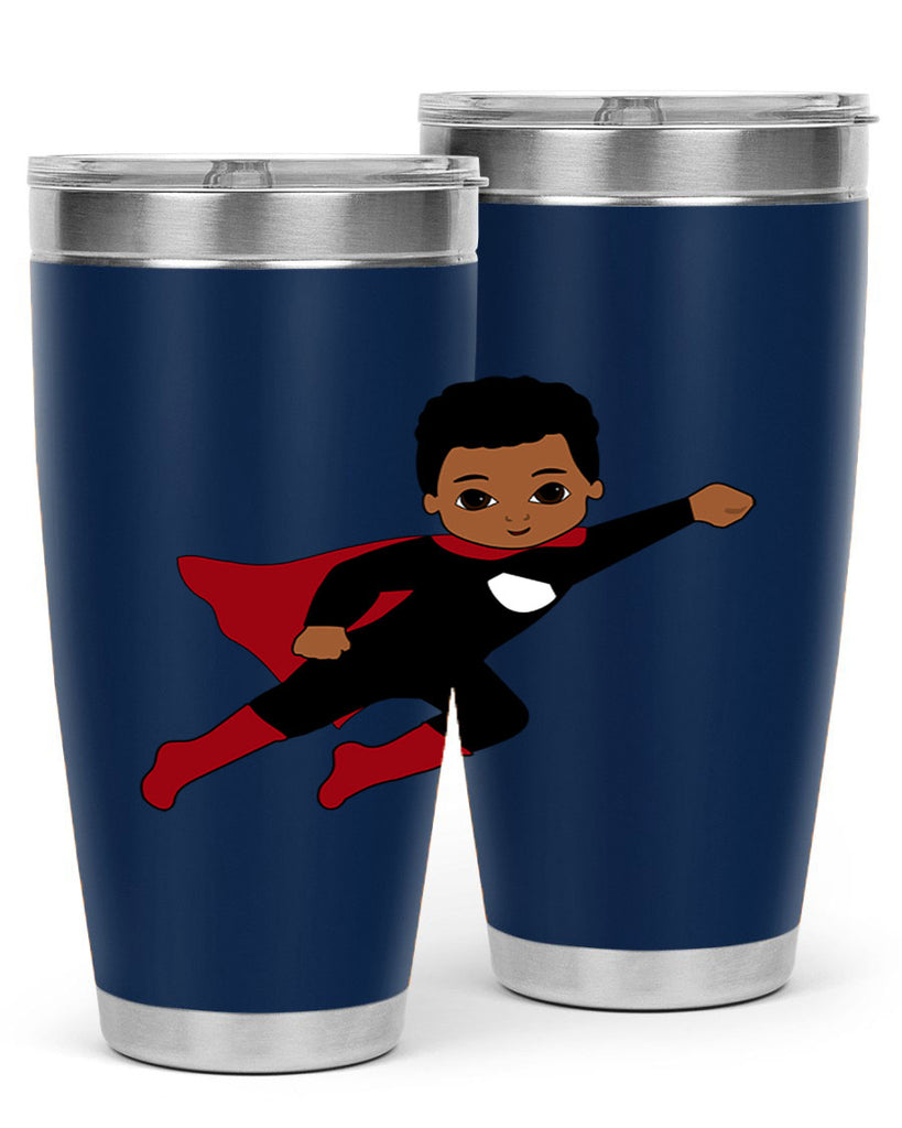 super kid 5#- black men - boys- tumbler