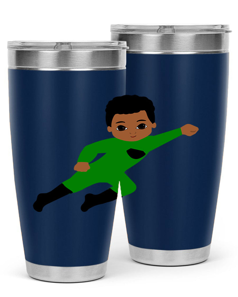 super kid 6#- black men - boys- tumbler