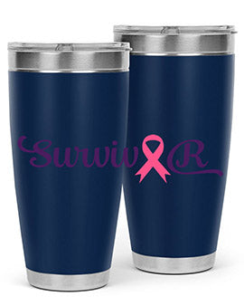 survivor Style 3#- breast cancer- Tumbler