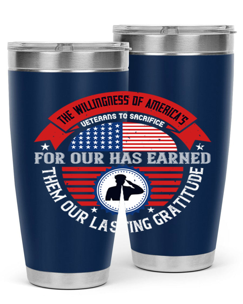 the willingness of americas 88#- Veterns Day- Tumbler