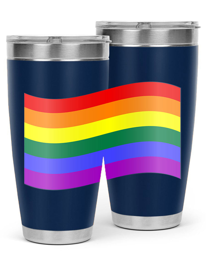 wavy rainbow flag 1#- lgbt- Tumbler