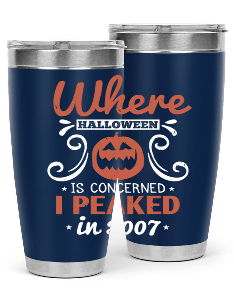 where halloween is 122#- halloween- Tumbler