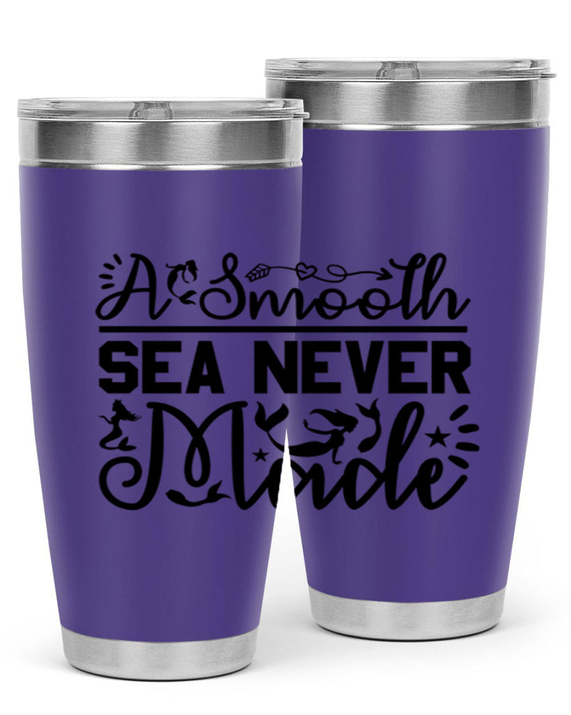 A Smooth Sea Never Made 11#- mermaid- Tumbler