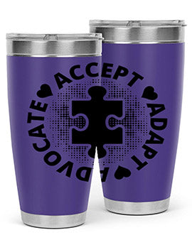 Accept Style 41#- autism- Tumbler