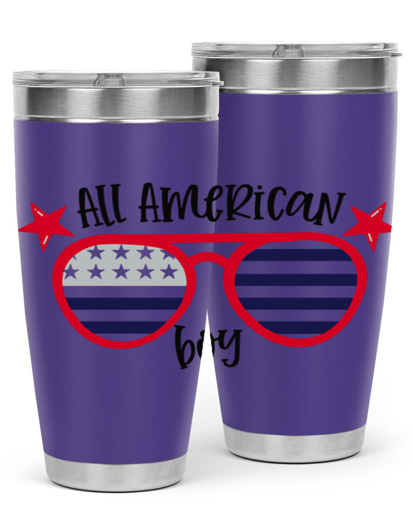 All American Boy Style 141#- Fourt Of July- Tumbler
