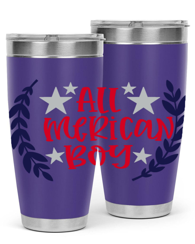 All Merican Boy Style 143#- Fourt Of July- Tumbler