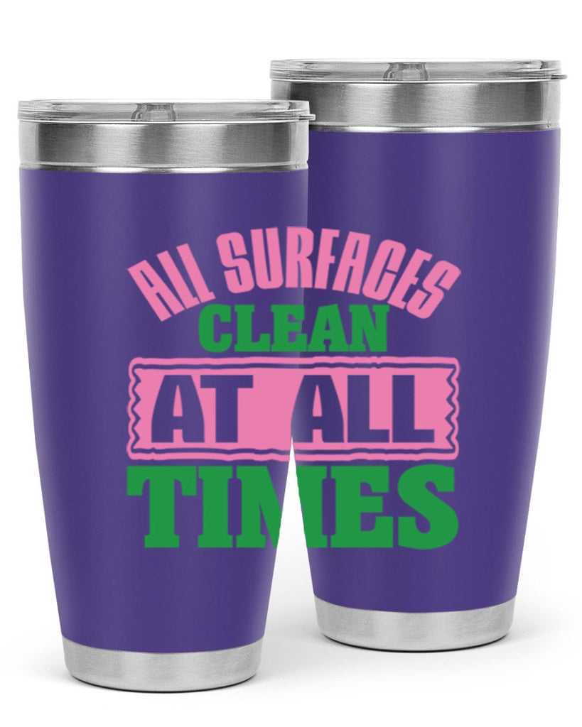 All surfaces clean at all times Style 1#- cleaner- tumbler