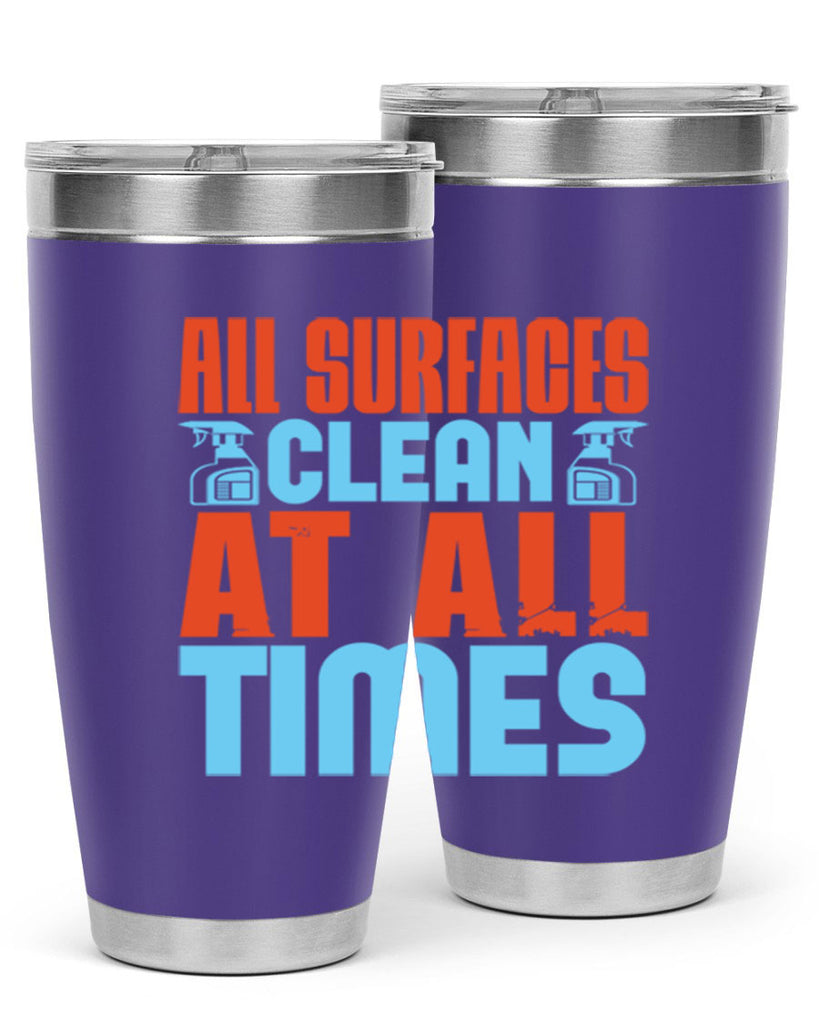 All surfaces clean at all times Style 2#- cleaner- tumbler