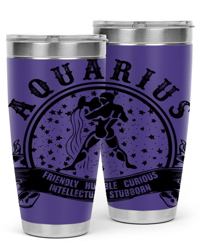 Aquarius 42#- zodiac- Tumbler