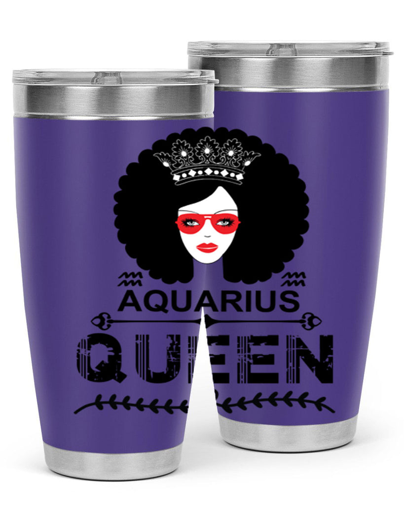 Aquarius queen 75#- zodiac- Tumbler