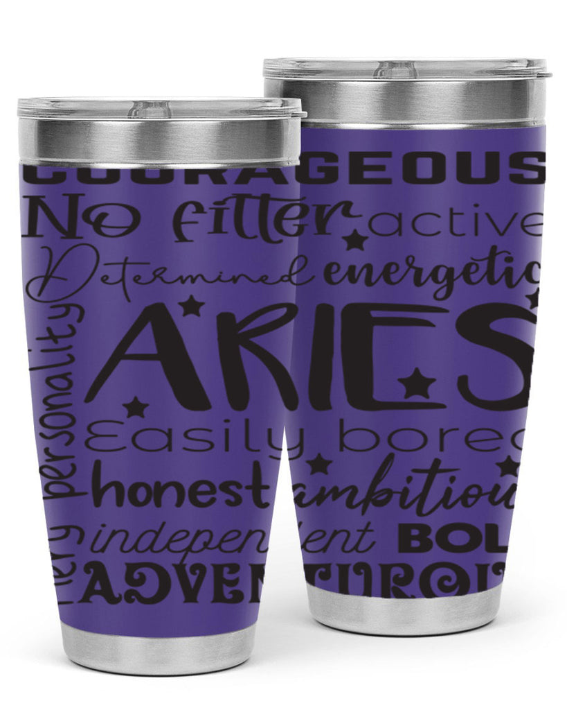 Aries 564#- zodiac- Tumbler