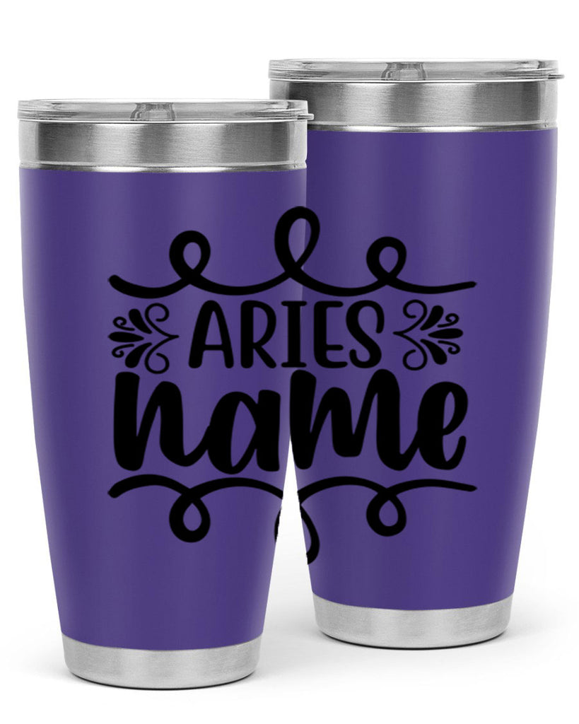 Ariesname 112#- zodiac- Tumbler