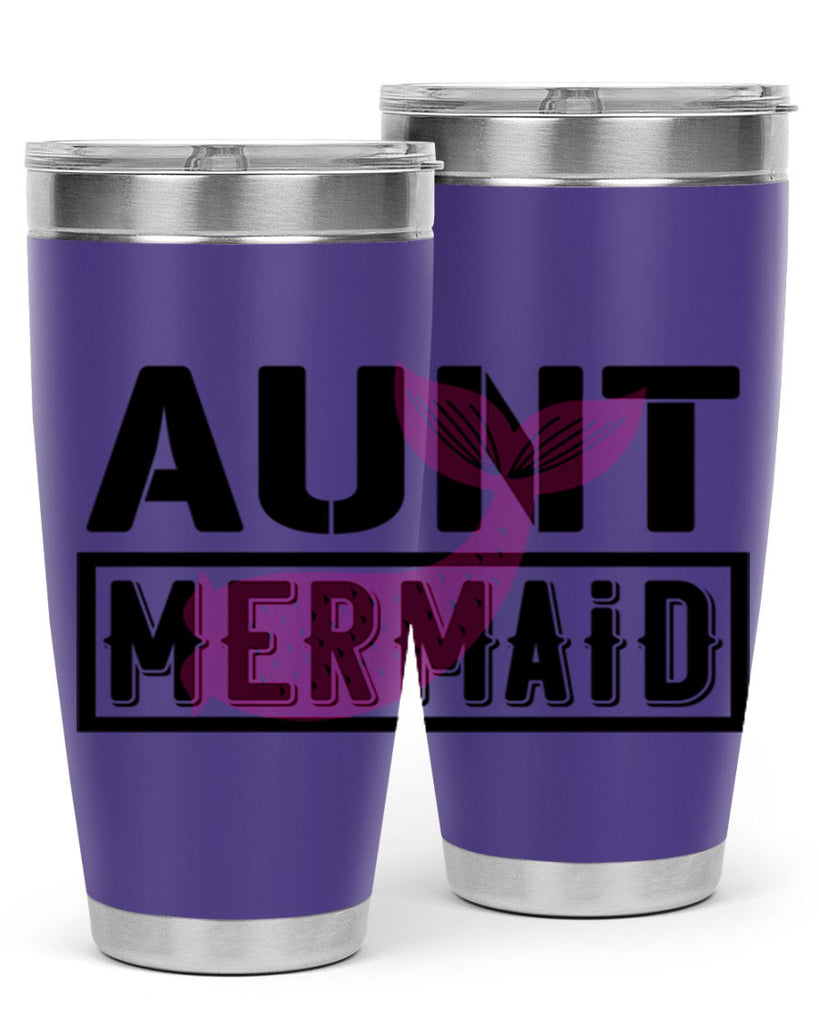 Aunt mermaid 17#- mermaid- Tumbler
