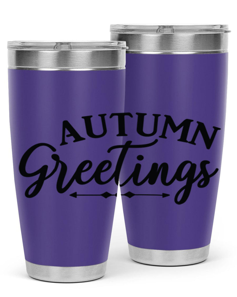 Autumn Greetings 16#- fall- Tumbler