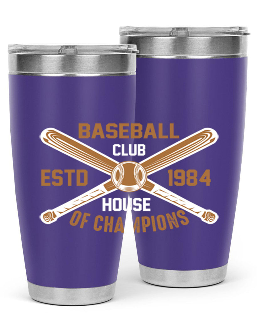 Baseball 1443#- baseball- Tumbler