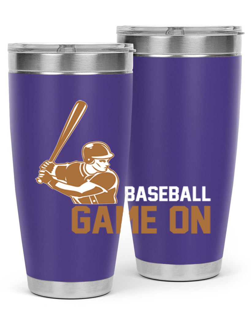 Baseball game 1446#- baseball- Tumbler
