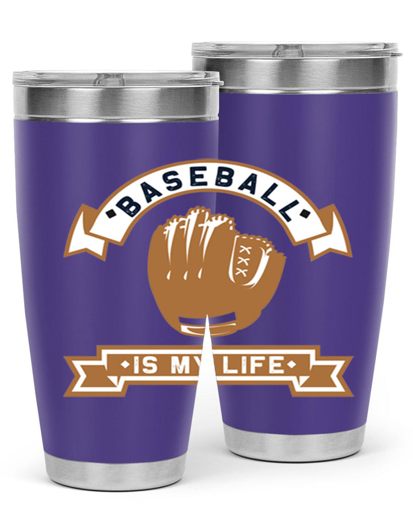 Baseball is 1445#- baseball- Tumbler