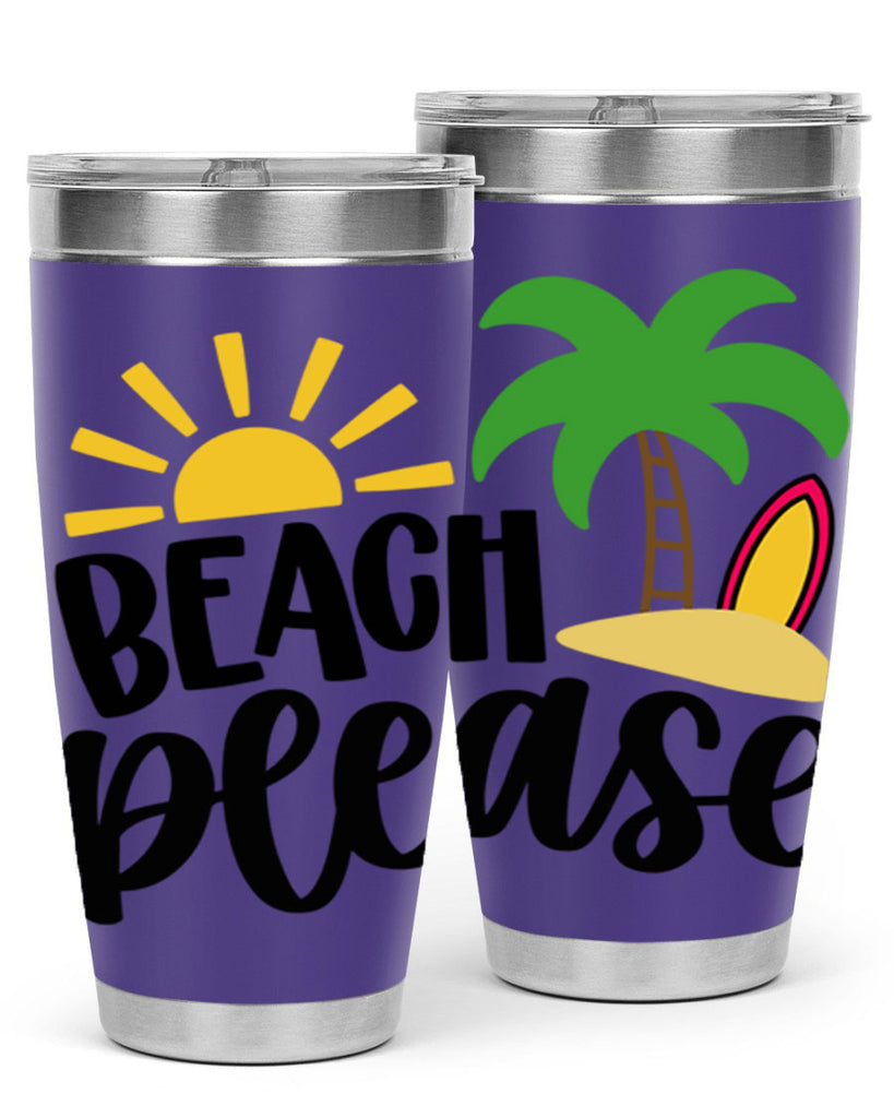 Beach Please Style 51#- summer- Tumbler