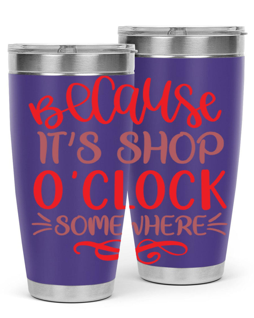 Because Its Shop Oclock Somewhere 19#- fashion- Cotton Tank
