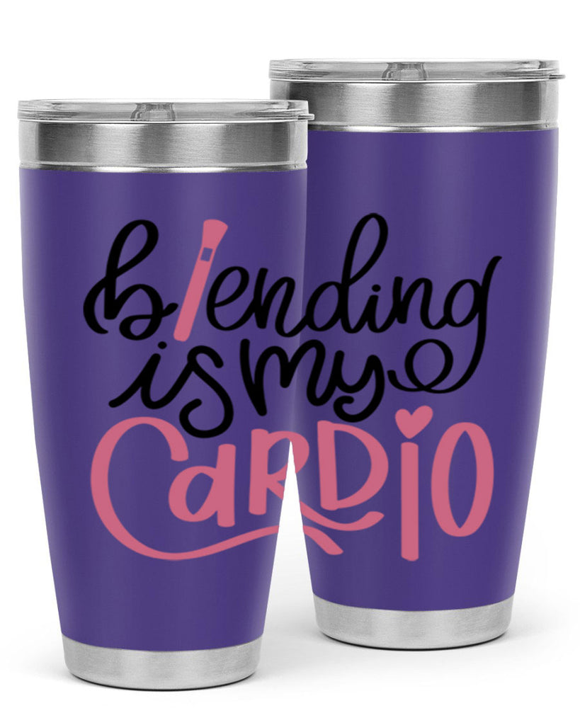 Blending is my Cardio Style 130#- make up- Tumbler