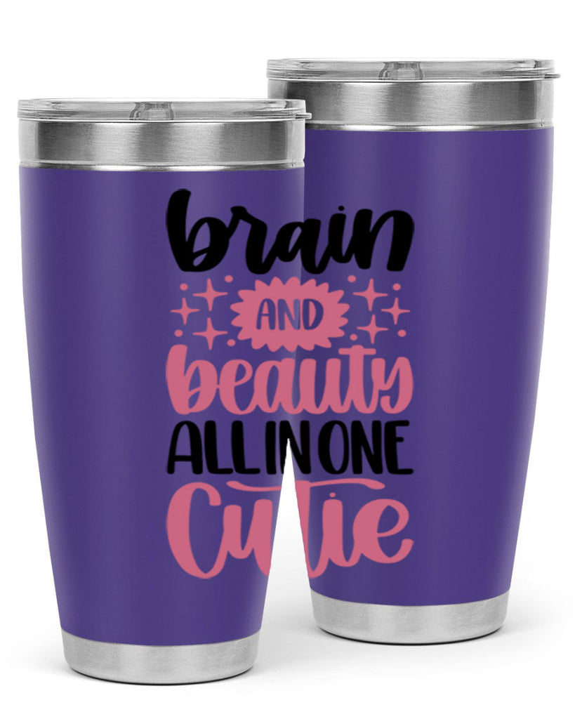 Brain And Beauty All In One Style 126#- make up- Tumbler