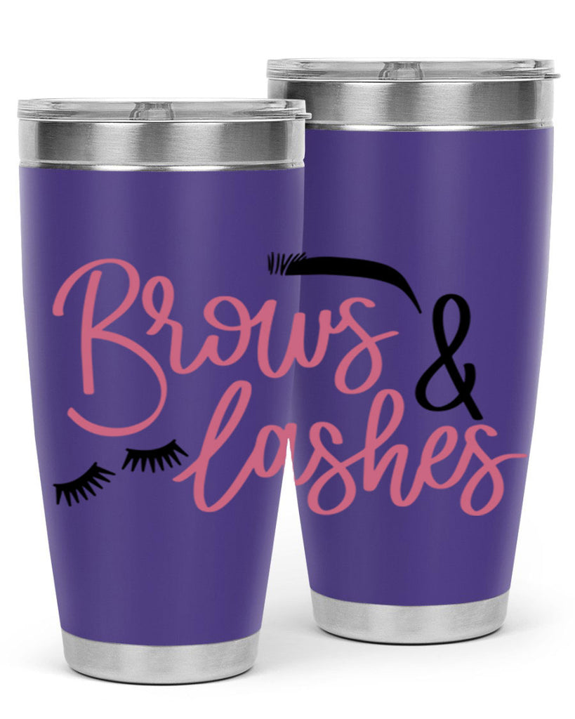Brows Lashes Style 122#- make up- Tumbler