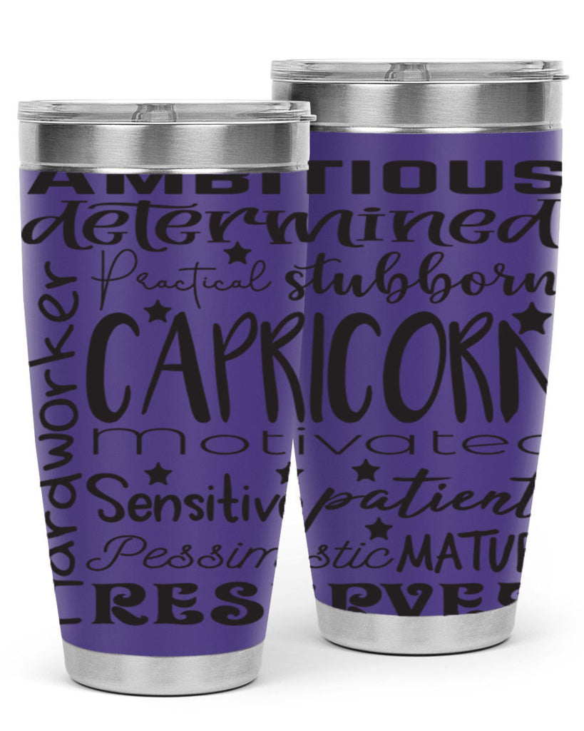 Capricorn 566#- zodiac- Tumbler
