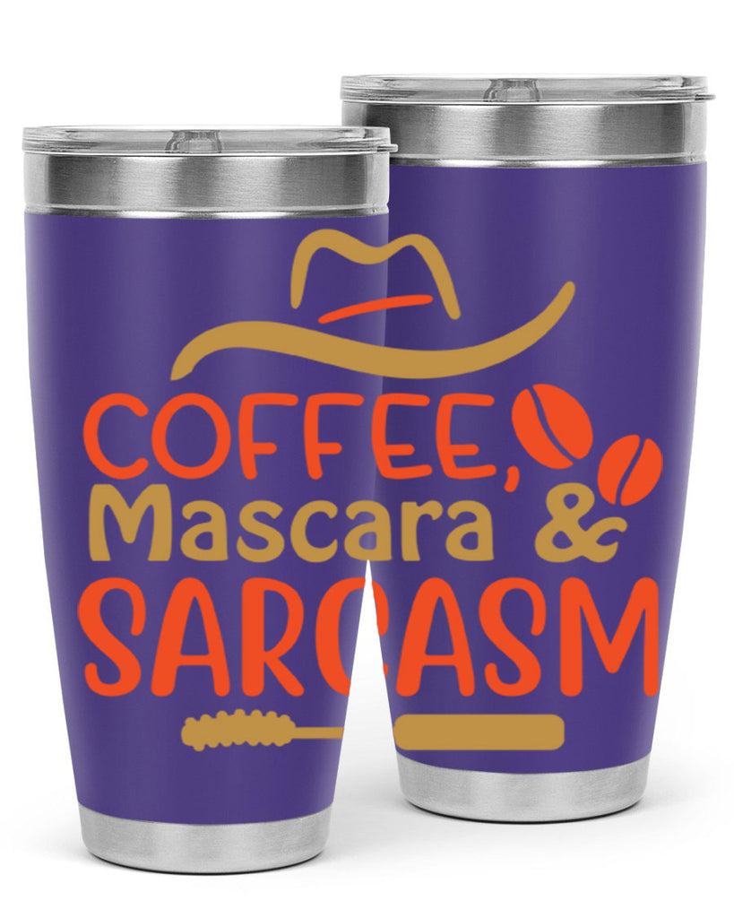 Coffee Mascara Sarcasm 21#- fashion- Cotton Tank