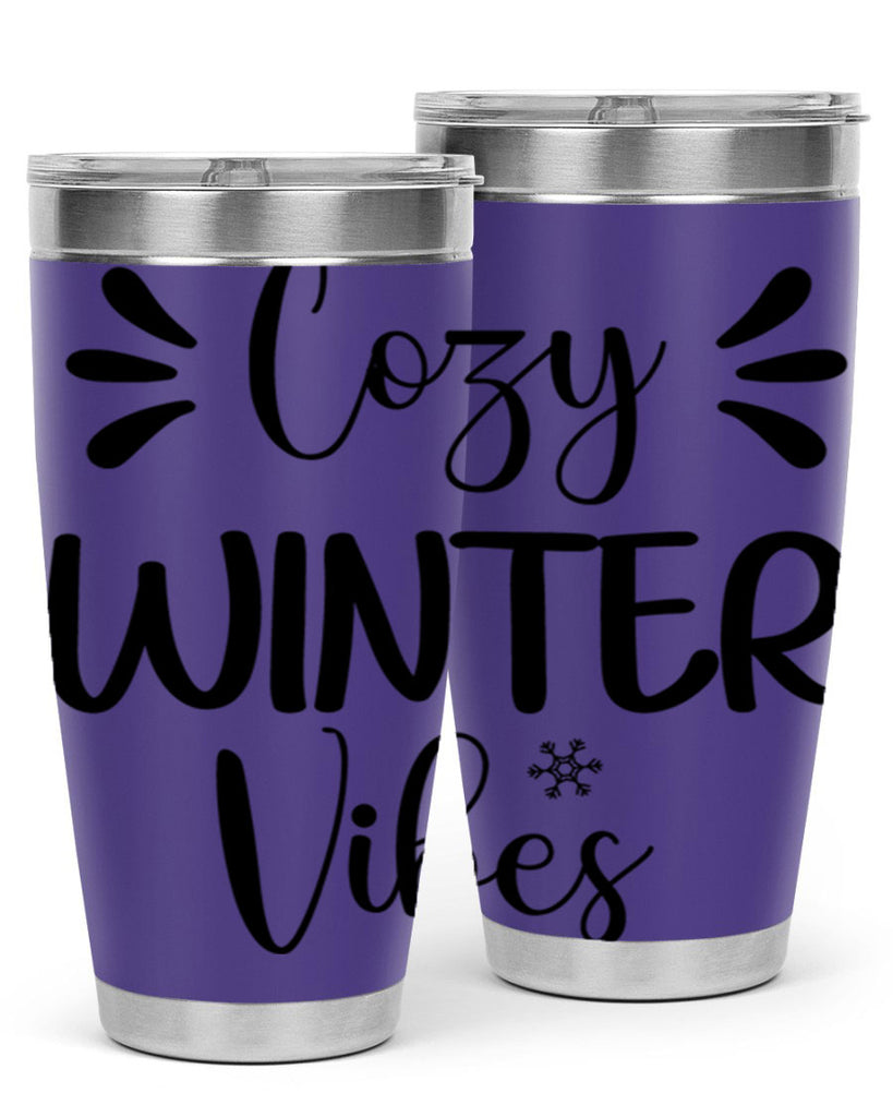 Cozy Winter Vibes76#- winter- Tumbler