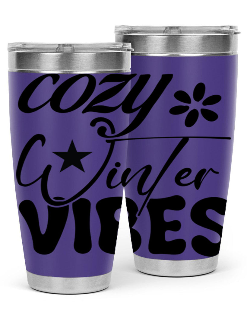Cozy winter vibes 79#- winter- Tumbler