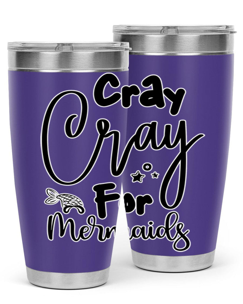 Cray Cray For Mermaids 88#- mermaid- Tumbler