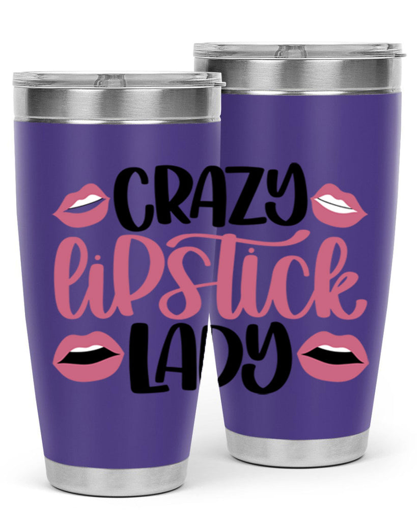 Crazy Lipstick Lady Style 107#- make up- Tumbler