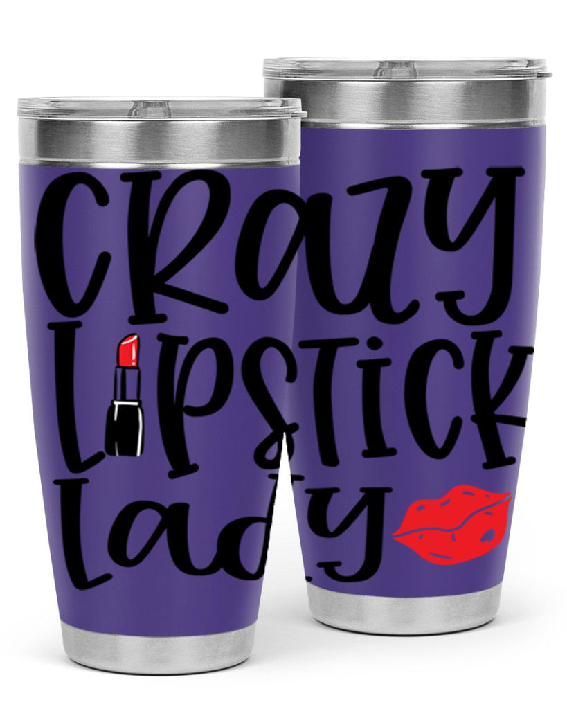 Crazy Lipstick Lady Style 240#- make up- Tumbler