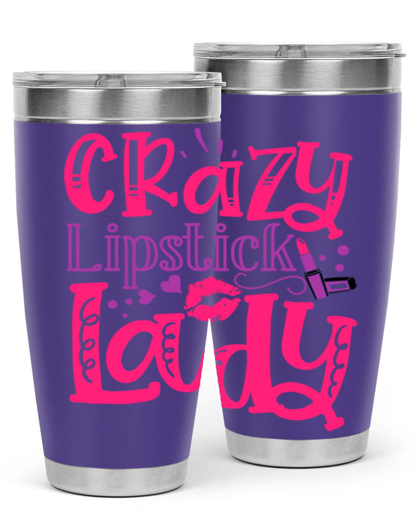 Crazy Lipstick Lady Style 241#- make up- Tumbler