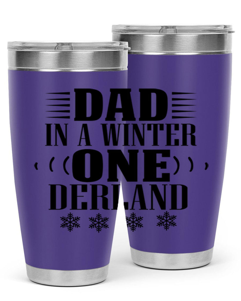 DAD IN A WINTER ONE DERLAND 91#- winter- Tumbler