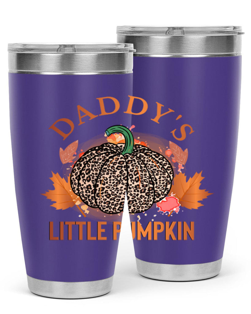 Daddys Little Pumpkin 67#- fall- Tumbler