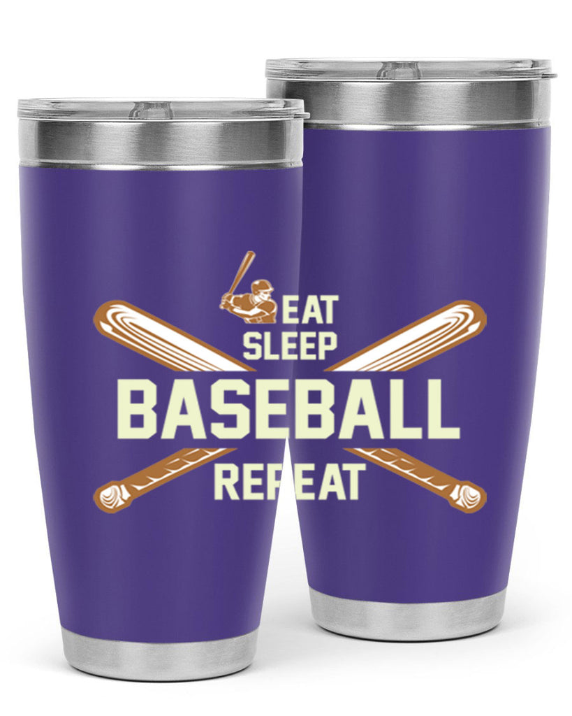 Eat 1285#- baseball- Tumbler